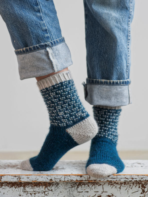 K12tog November Project - Fairlee Slipper Socks
