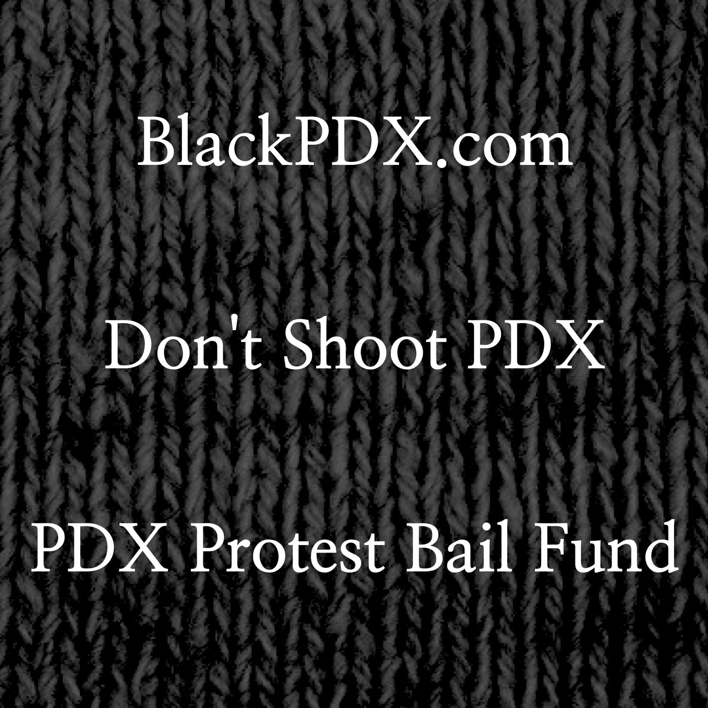 blackpdx.com don't shoot pdx pdx protest bail fund