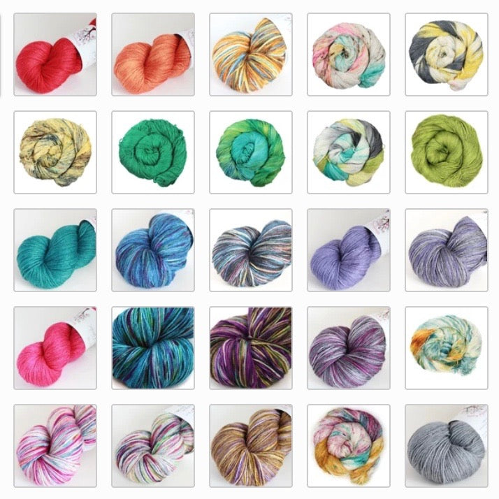 blissful knits platinum sock yarn