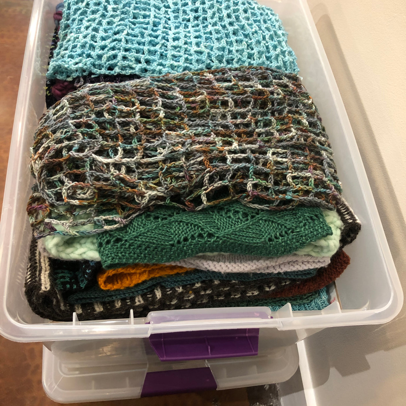 storage tub of projects
