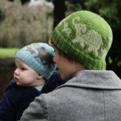 Rose & Lily Hat & Legwarmers pattern - by Lenka Ilcisin and Emily Williams | Twisted