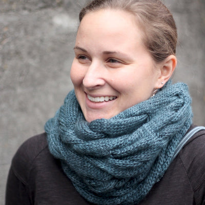 Subduction Zone Cowl pattern - by Kat Archer | Twisted