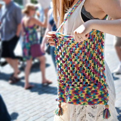 Yasgur's Farm Bag (Crochet) pattern - by Megan Parrish | Twisted